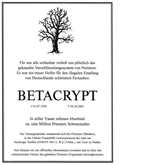 image047 Betacrypt: Die Pionier-Verschlüsselung im deutschen Pay-TV